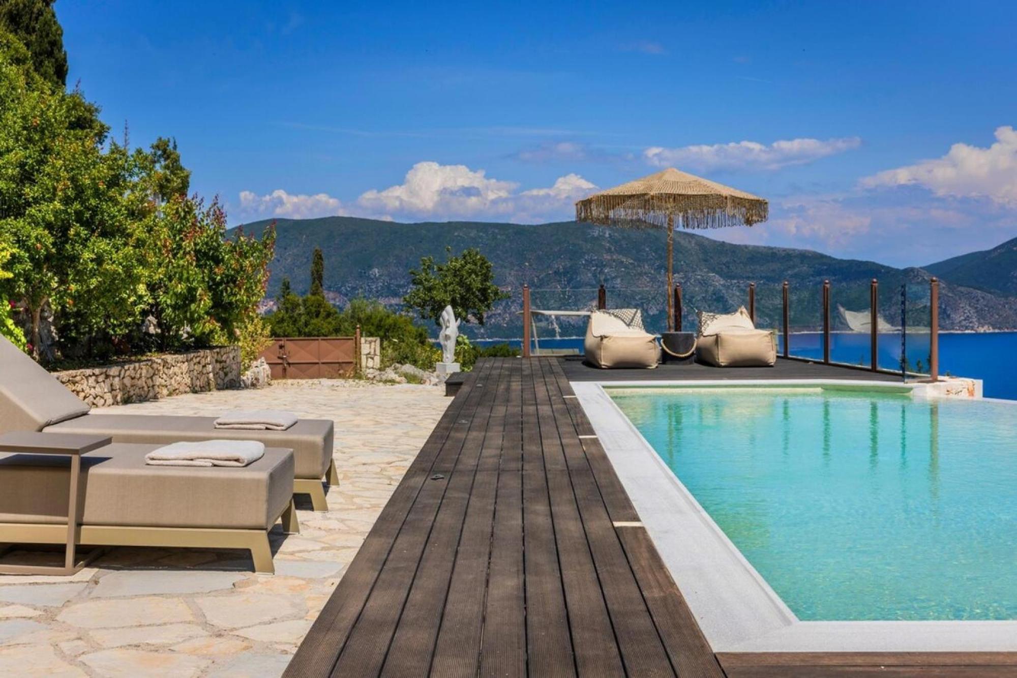 Willa Bolios Sea View Private Pool