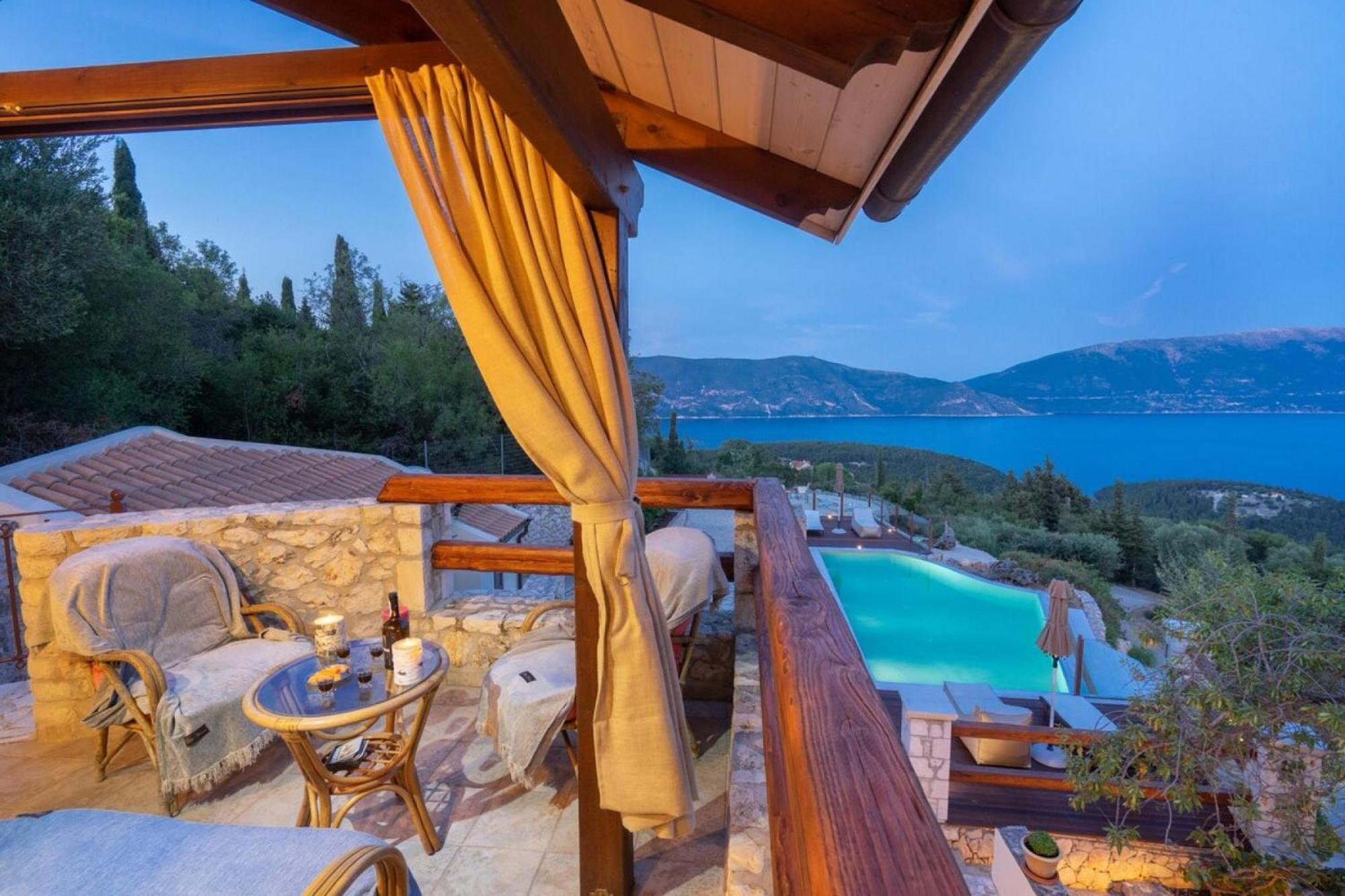 Willa Bolios Sea View Private Pool *